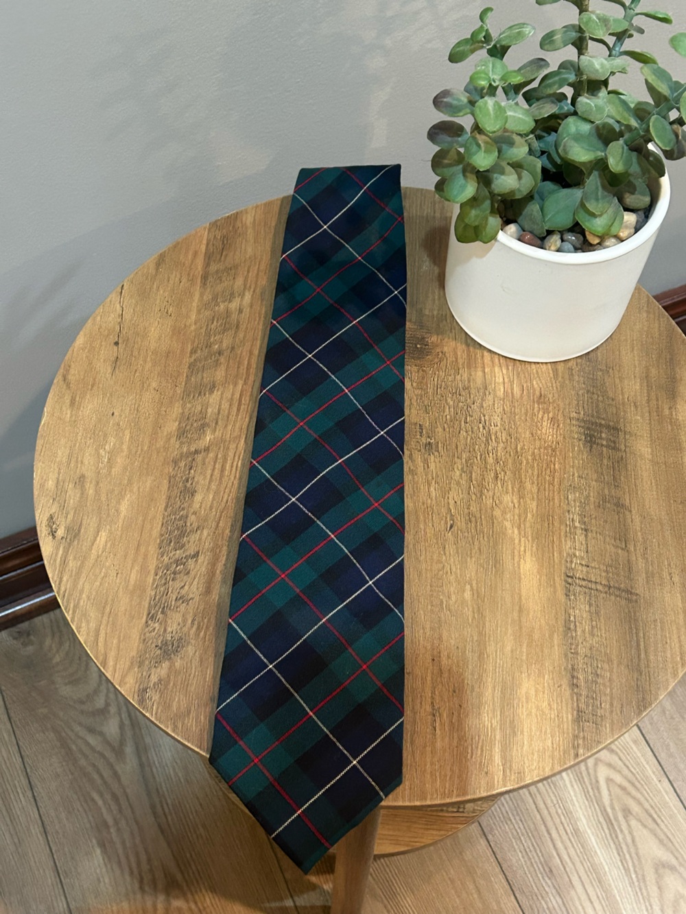 Pendleton Black Watch Style Tartan 100% Virgin Wool Tie USA